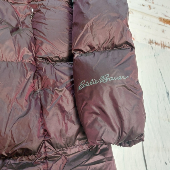 Eddie Bauer Luna Peak Down filled parka winter jacket EB 550 - Picture 4 of 5